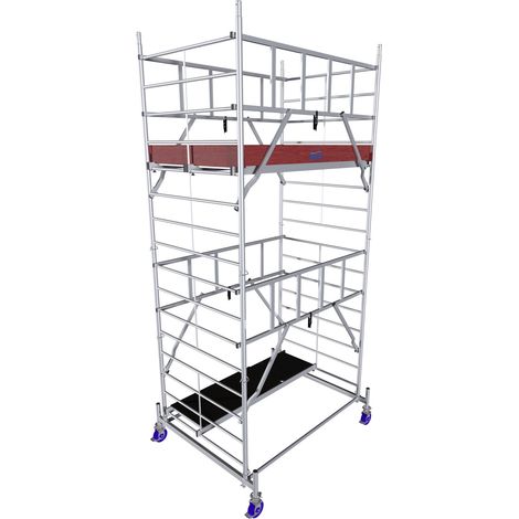 Krause Fahrgerüst MONTO ProTec XXL Aluminium 5,30 m Baugerüste (1/2)