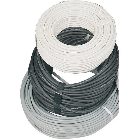Câble souple HO5 VV-F 3G0.75 blanc en couronne de 50 mètres - CABLERIE DAUMESNIL