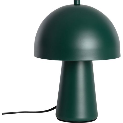 Lampe à poser champignon en métal - Vert - Sora (1/5)