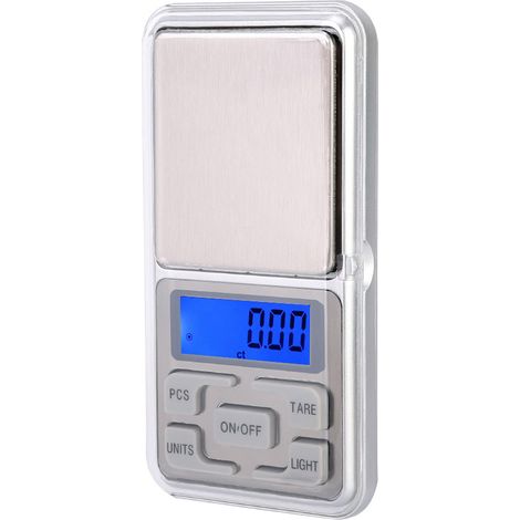 Mini balance de poche portable avec rétroéclairage, précise à 0,01 g. Balance alimentaire électronique de la taille d'une paume, 100 g livrée sans pile. (1/5)