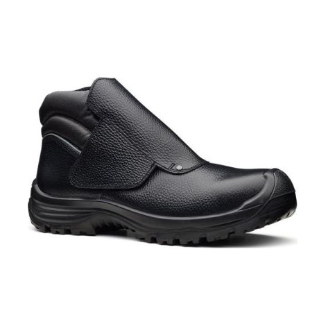 Botas de cuero estampado S3 SRC HRO 39 Negro