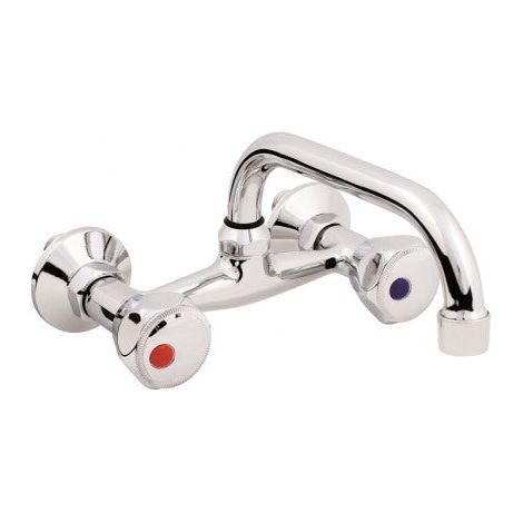 Hydroland Standard B102 robinet lavabo mural chrome (1/3)