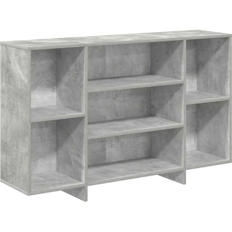 Maison Exclusive - Credenza Grigio Cemento 120x30x75 cm in Truciolato