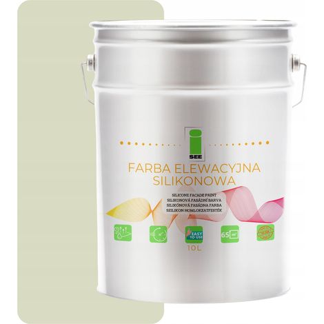 VERNICE PER FACCIATE AL SILICONE BIANCO VERDE CHIARO TONALIZZABILE VERDE 10L (1/5)