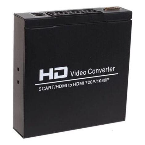 Adaptateur HDMI - SCART vers HDMI 720p HD 1080p boîte de moniteur de convertisseur vidéo pour hdtv dvd stb (1/3)