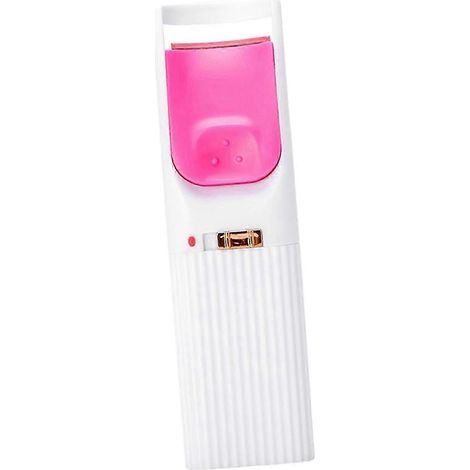 Recourbe-cils électrique 15 s, courbure naturelle, chauffe rapide 20 s, format voyage, blanc-Pink (1/5)