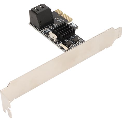 Carte d'extension PCIe vers SATA 3.0 à 2 ports PCI Express (1x, 4x, 8x, 16x) pour disque dur SATA. Adaptateur et contrôleur d'extension. (1/4)