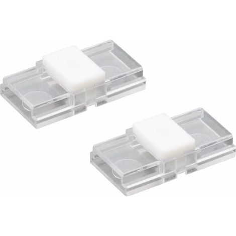 2x connecteur LED 10mm raccord bande fil électrique noir rouge cosse rapide lumière lampe cuisine maison meuble salle de bain (1/3)