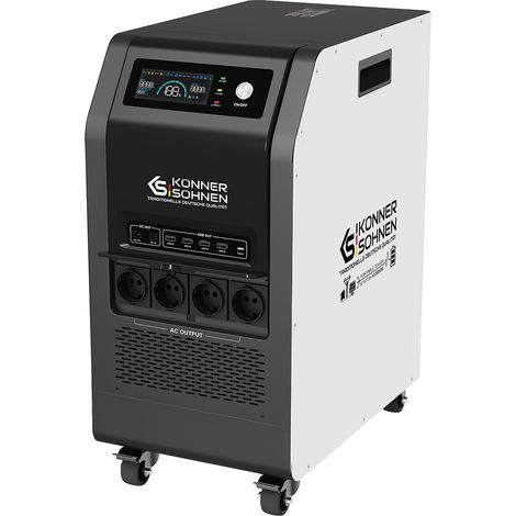 Stazione di energia portatile 5200 W Könner & Söhnen KS 5200PS, 100 Ah/5120 Wh (1/5)
