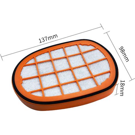 Ein Zubehörset für Philips Staubsauger FC6812 6814 aus farbigem Kunststoff (siehe Foto).