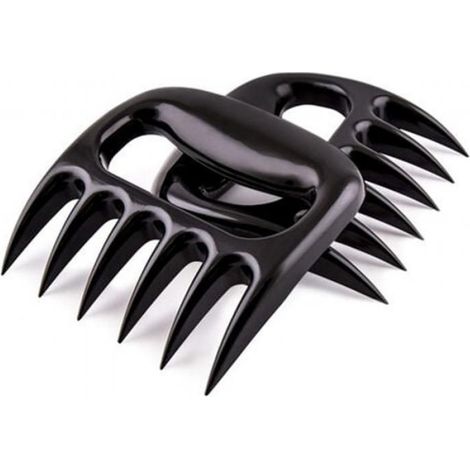 Fourchette à viande pour barbecue,2pièces,fourchette alimentaire, séparateur de viande, chauffe - brûlures, pour gadgets de cuisine (1/4)