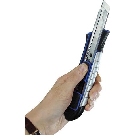 Heavy-Duty Retractable Snap-Off Trimming Knife with 25mm Blade by Faithfull FAITKRS25HD (1/2)