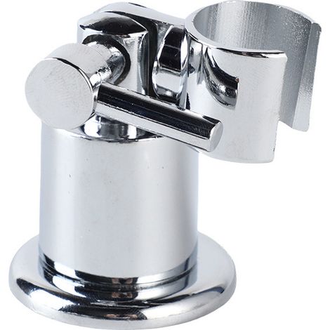 CCYKXA Duschkopfhalter aus Metall, 180-Grad-Duschhalter, Duschkopfhalterung, verstellbarer Duschkopfhalter, an der Wand montierter Handbrausehalter