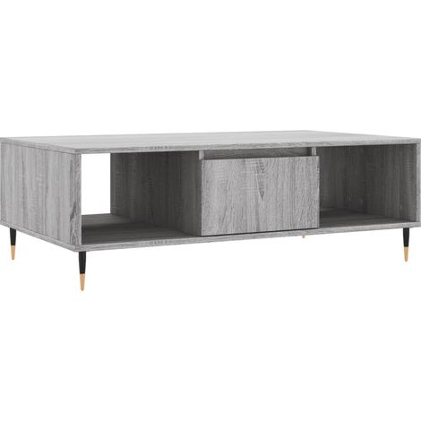 Maison Exclusive - Mesa de centro madera de ingeniería gris Sonom (1/5)
