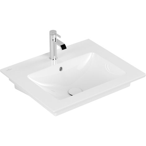 Villeroy & Boch Venticello Waschbecken, 1 Hahnloch, mit Überlauf, (1/5)