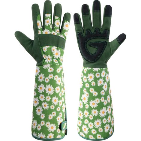 Gants Jardin Unisexe - Anti-Épine, Respirant, Tactile, Manche Longue, Ajustable, Flexible, Pour Taille Rose