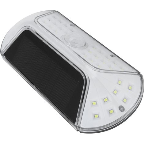Applique murale solaire LED, usage domestique, applique murale LED à détection de présence, applique murale extérieure, applique murale étanche, éclairage de jardin, lampe à capteur de luminosité, lum (1/5)