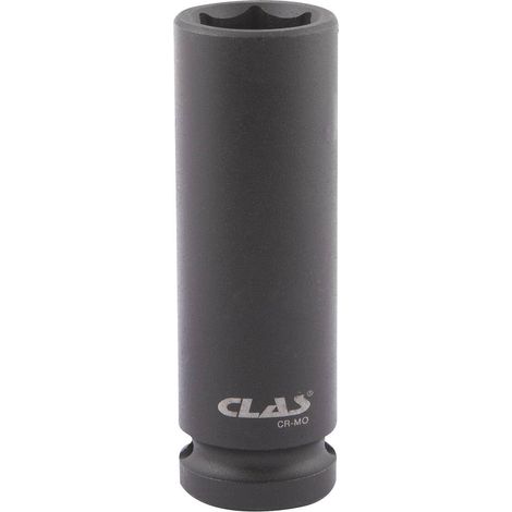 Douille choc 6 pans longue 21mm 1/2" Cr-Mo - OS 3139 - CLAS Equipements (1/2)