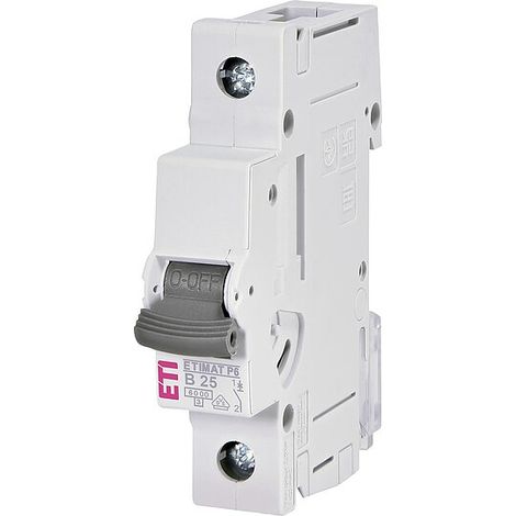 Leitungsschutzschalter B25, ETIMAT P6, 6 kA, 1-polig
