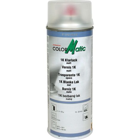 Colormatic 1K Klarlack matt UV Beständig schnell trocknend 400ml (1/5)