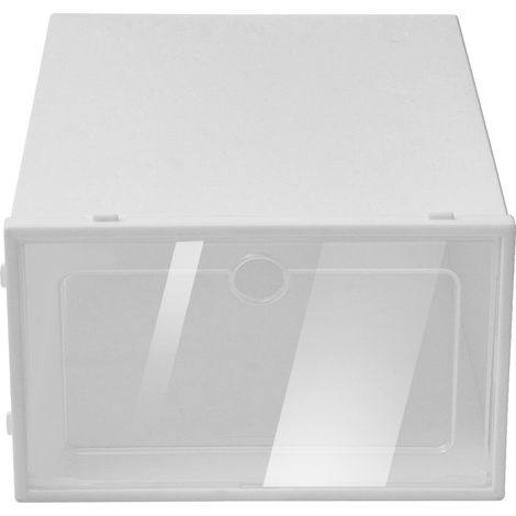 Caja de zapatos, diseño apilable, tapa transparente, caja de zapatos (1/2)