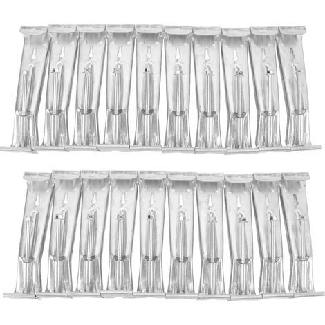 Cintres de gouttière, 20 pièces, fixation de support caché robuste avec vis pré-insérées pour réparer les gouttières tombées (1/5)