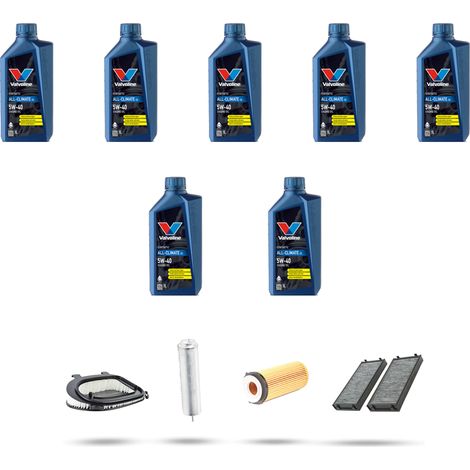 Kit tagliando 4 FILTRI e 7L OLIO compatibile con Bmw x5 (E70) 40dx 225kw dal 2010 (1/5)