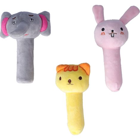 Jouet Chien Peluche Sonore Résistant Mâchouiller Doux Nettoyage Dents Anti-Anxiété Petit Moyen Grand Chien Amusant Durable (1/4)