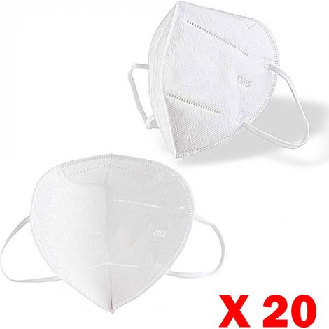 Masque de protection respiratoire type FFP2 norme KN95 (boite de 20) - CV-FFP2-STD-X20 (1/4)