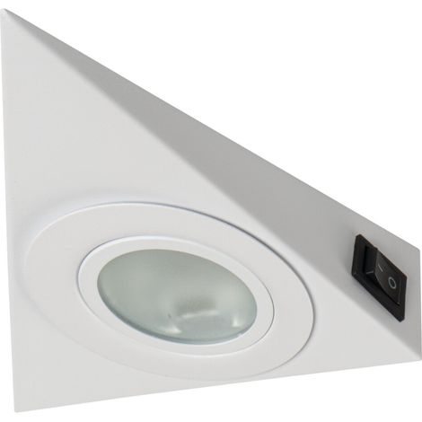 Faretto sottopensile bianco triangolare G4 10W Kanlux (1/3)