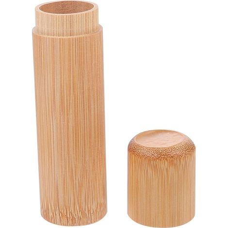 Étui à Cigarettes En Bois Portable , Boîte Pilules Compacte Légère, Matériau Solide, Étanche Facile à Nettoyer, Usage Voyage Et Bureau, Rangement Multifonction Pour Remède Et Cigarettes (1/5)
