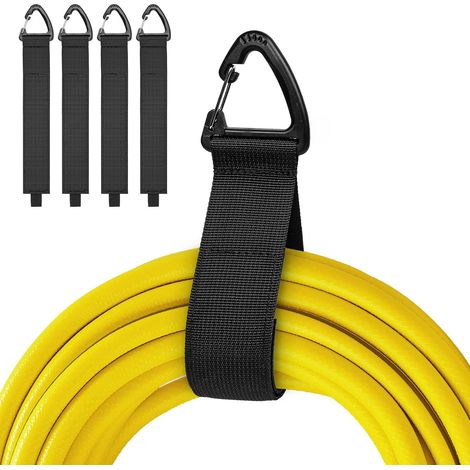 4 rallonges charges lourdes suspension serre cable réutilisables organisateur cable tuyau d arrosage cordes gestion câbles garage l (1/5)