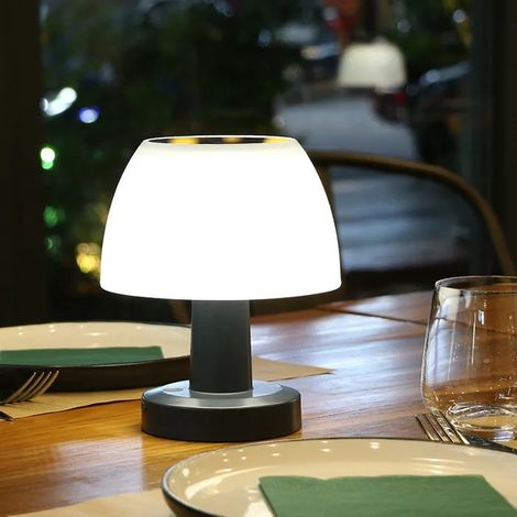 Lampe de Table solaire dextrieur lumire LED dextrieur Portable sans fil lanterne dextrieur avec batterie YYV (1/4)
