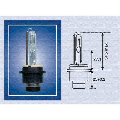 Ampoule, projecteur longue portée Magneti Marelli 002541100000 000223265 (1/2)