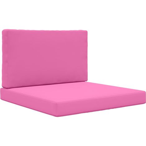 Cuscino per divano da esterno 2 pcs Rosa Poliestere vidaXL