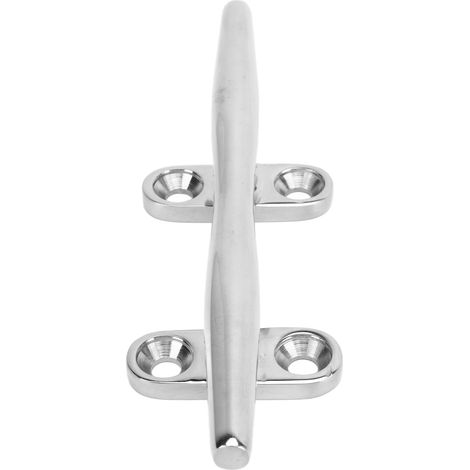 Taquets d'amarrage pour bateau à base ouverte, robustes, en acier inoxydable 316, avec vis de fixation pour ponton de bateau marin SS316‑6 pouces (1/5)