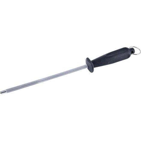 Pietra per affilare in acciaio per coltelli da cucina.