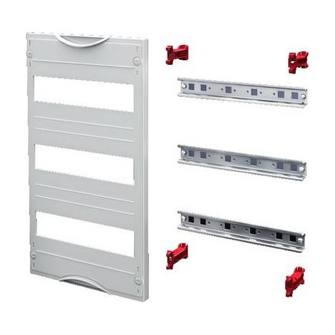 MODULE DE RANGÉE DAPPAREILLAGE RITTAL 9666.300 TÔLE DACIER GRIS CLAIR (RAL 7035) (L X H) 500 MM X 450 MM 1 PC(S) 9666300 (1/2)