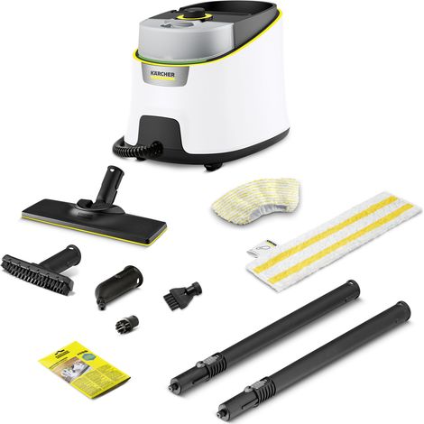 Gardena – Nettoyeur vapeur Kärcher 2 en 1 – Puissance 2200W – Pression 4 bar – Temps de chauffe 3 min – Accessoires pour saleté tenace (1/5)