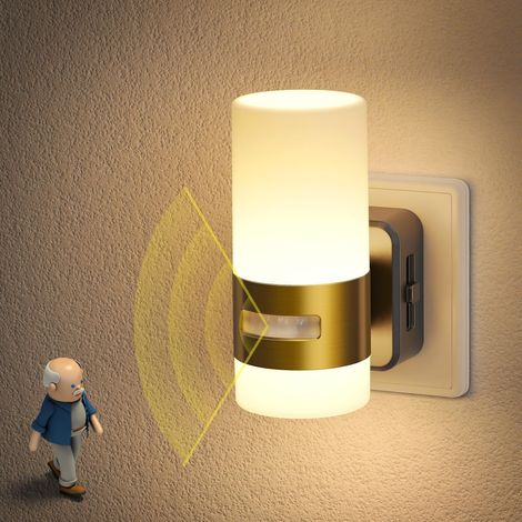 Plug in Night Light,ON/Off/AUTO Lighting Mode, 1 Pack,11cm