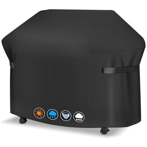 Housse de barbecue résistante aux intempéries - 7130 Housses de barbecue pour Weber Genesis II Series Imperméable, Housse en PU 600D pour Weber Genesis E-330, E-310, S-310, S-330, S-335, S-340 (147 x