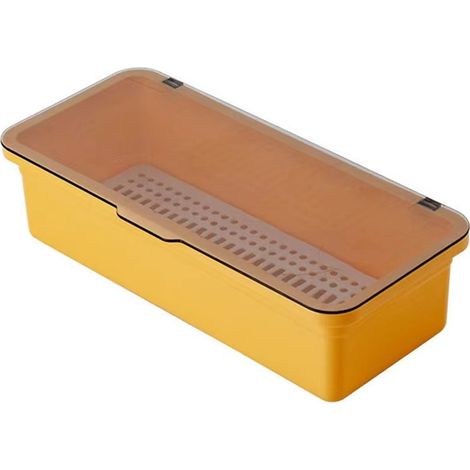 Boîte de rangement pour maquillage avec couvercle, 27 x 11,5 x 6,5 cm (1/5)