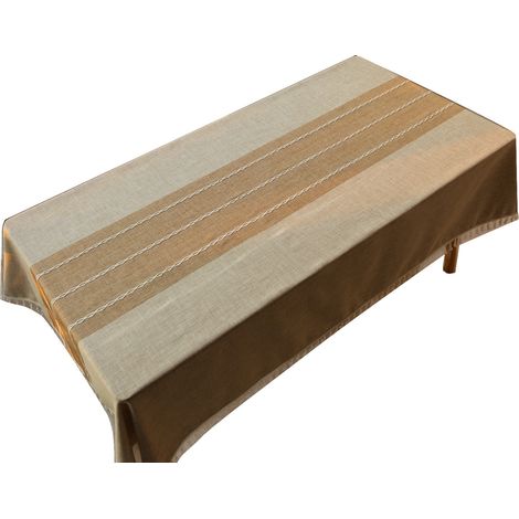 Nappe décorative moderne à pompons, infroissable et anti-poussière, idéale pour salle à manger, terrasse ou café. Parfaite pour la salle à manger, la terrasse ou un café. (1/5)