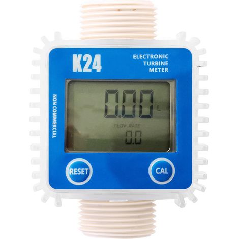 1 manómetro digital K24 para turbina, para medir el caudal de combustible diésel, productos químicos y líquidos (agua). (1/5)