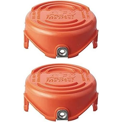 Packung mit 2 Ersatz-Spulenkappen 90583594 für Black & Decker SF-080-BKP Rasenmäher (1/5)