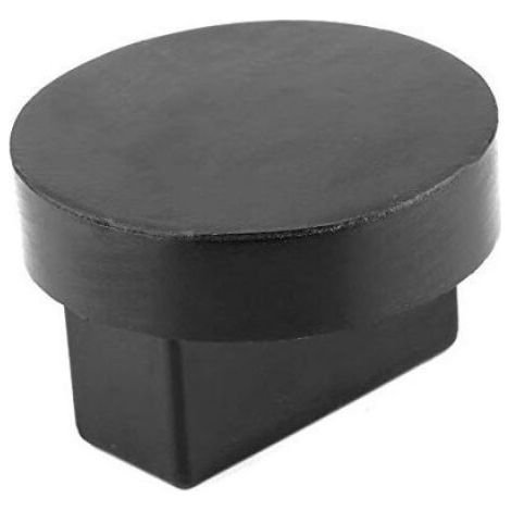 Adaptateur De Coussinet De Cric - Caoutchouc Noir - Pour Levage Automobile Sécurisé - 68 X 68 X 16 X 24 Mm - 1 Pièce (1/5)