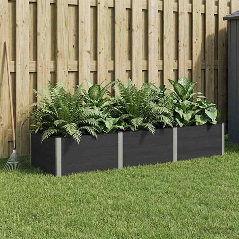 Teenpull – Hochbeet Schwarz 300 x 100 x 54 cm (1/5)