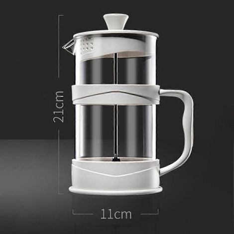 Infuseur à thé à la française de 1000 ml, théière en verre, filtre manuel, cafetière à infusion à froid, cafetière à filtre manuel. (1/3)