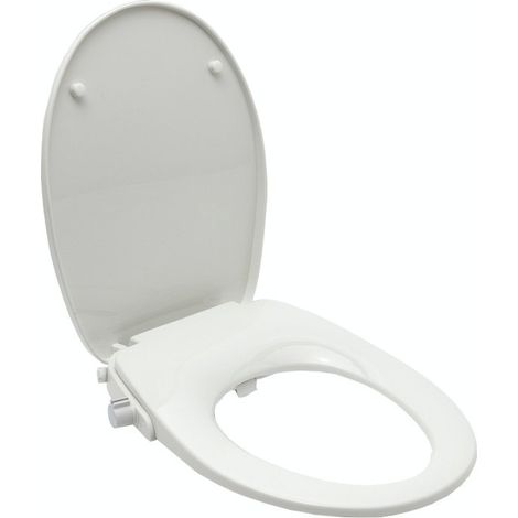 Swiss Aqua Technologies – Abattant WC japonais en thermoplastique recyclé – Fonctionnement sans électricité – Lavage intégré – Softclose – SATBEASY2233