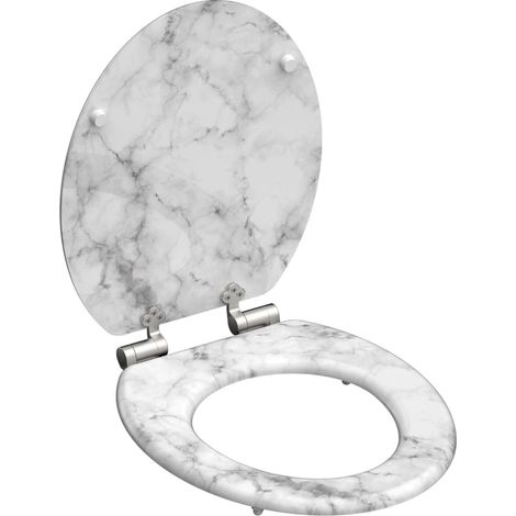 SCHÜTTE Sedile wc con chiusura dolce MARMOR STONE (1/5)